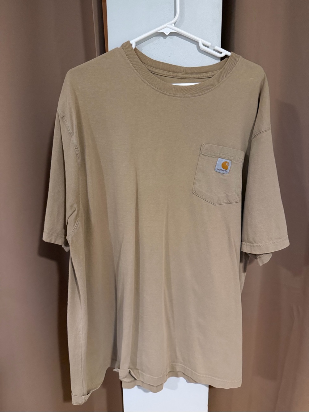 Carhartt Men's Pocket T-Shirt in Khaki